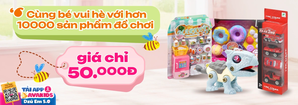 Cùng bé vui hè với hơn 10000 sản phẩm đồ chơi giá chỉ  50,000